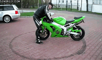 These 18 Ridiculous Gifs Show The Pros And Cons Of Motorcycling