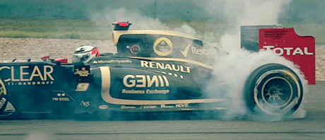 15 Wonderful Slow-Motion Clips Of F1 Cars In Action