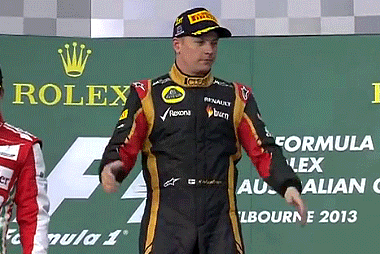 F1 Right Now Summed Up In Kimi Raikkonen Gifs