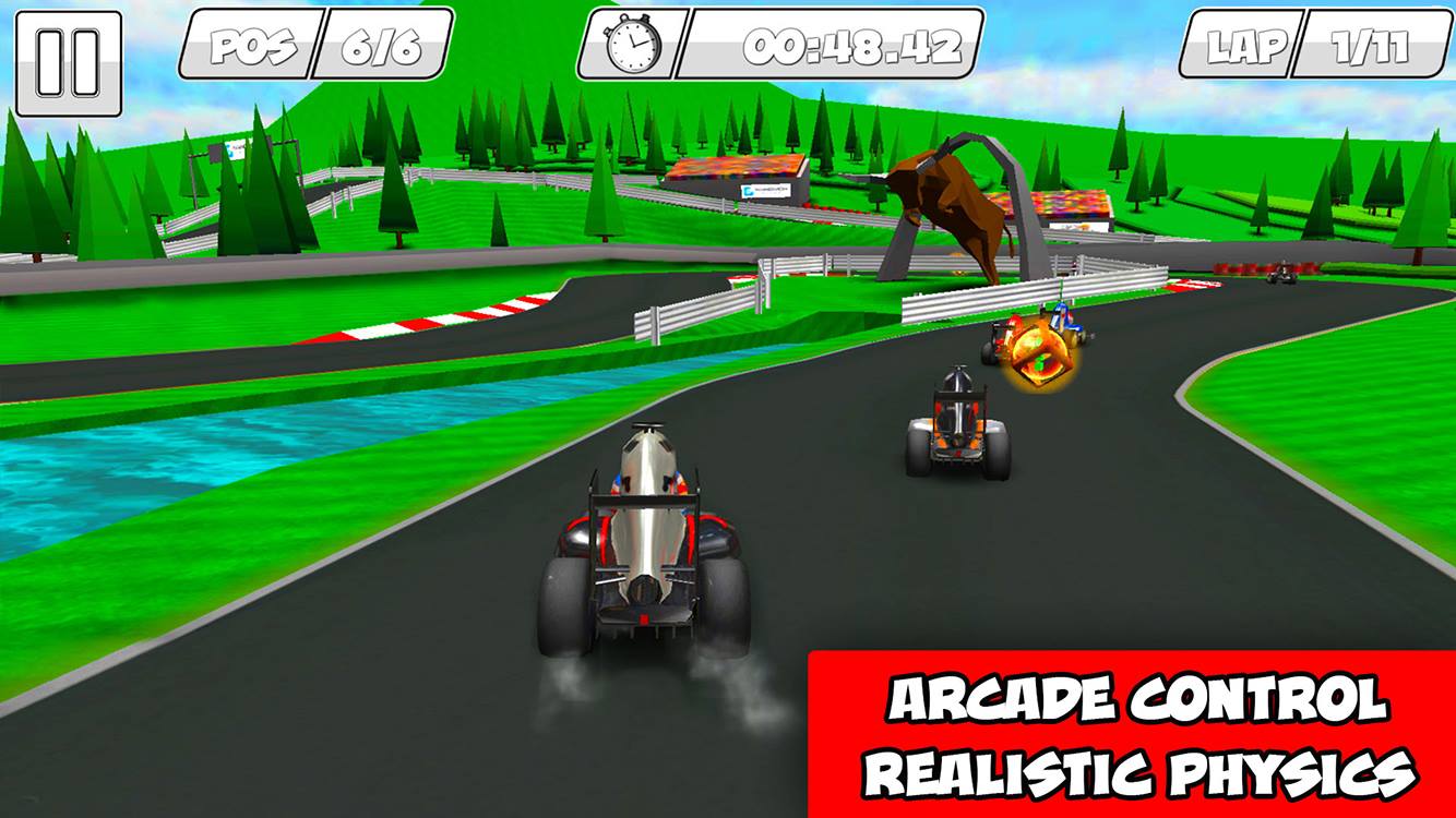 Hilarious And Free MiniDrivers F1 Racing Game Out Now 