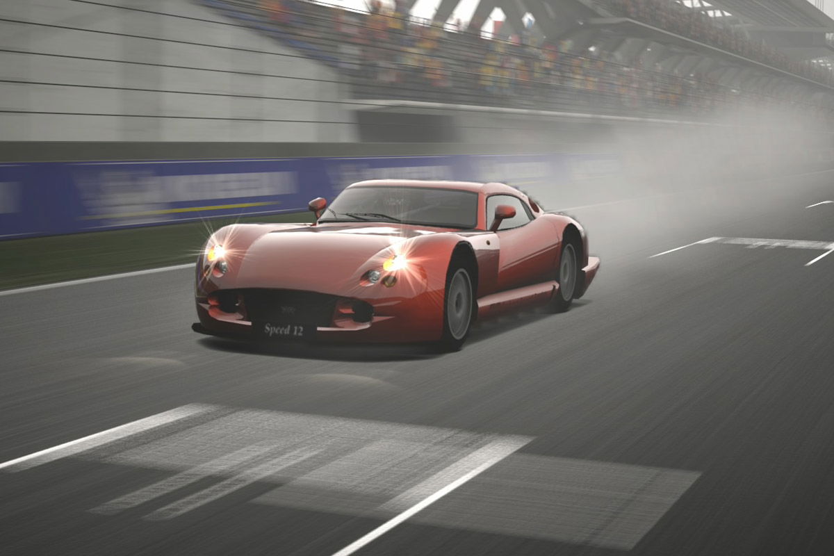 The Cerbera Speed Twelve featured heavily in Gran Turismo