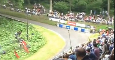 How A Racing Driver Escaped This 120mph Hill Climb Crash With Just A Broken Cheek Bone Is A Miracle