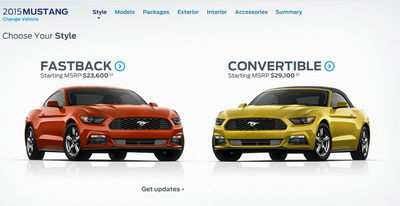 The New 2015 Ford Mustang Configurator Is The Best Way To Waste Time