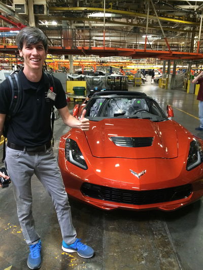 One Of The First C7 Z06s Getting Assembled In Bowling Green, Kentucky