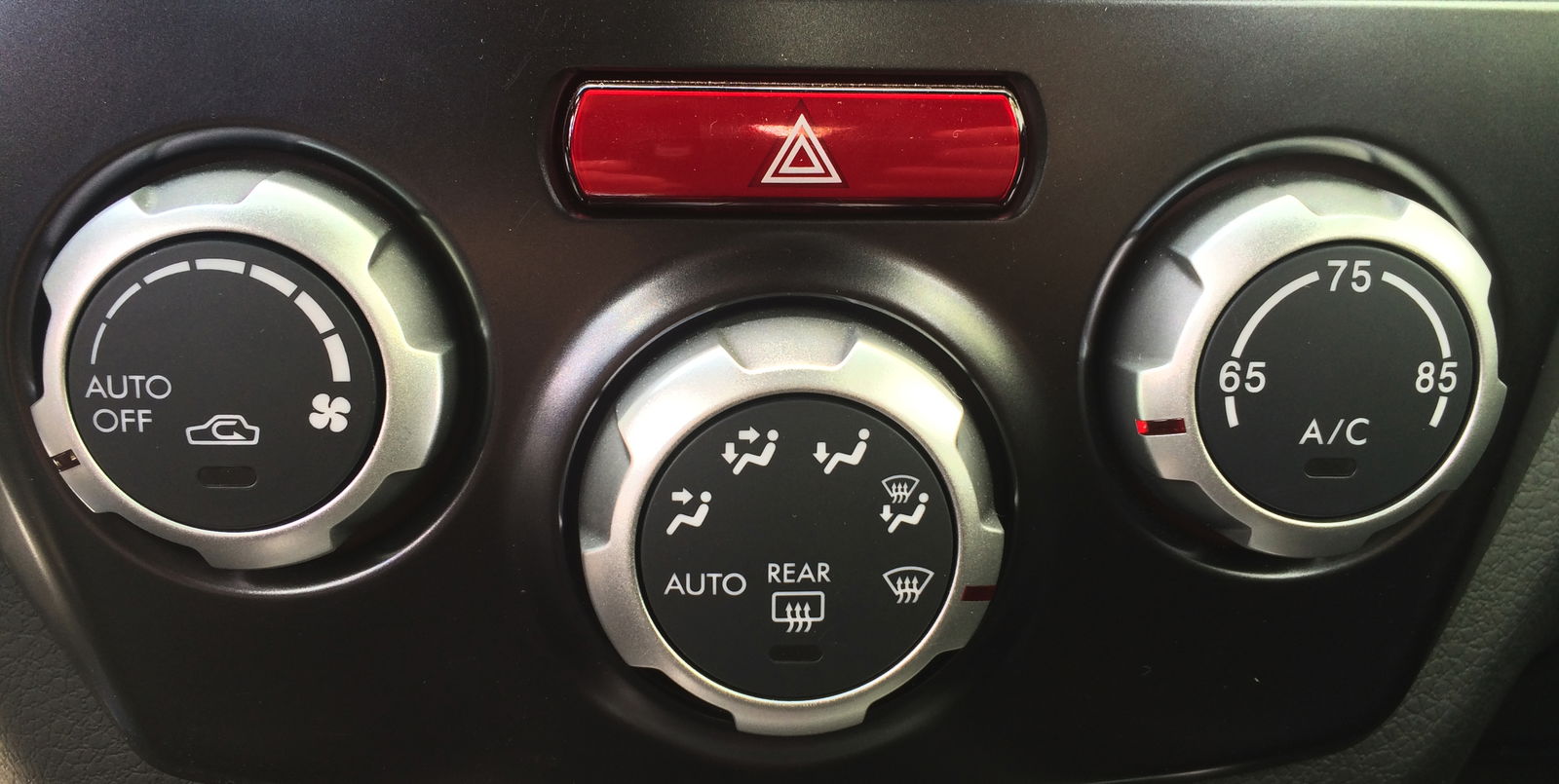 Props to Subaru for keeping it simple in the '14 Subaru STI. 