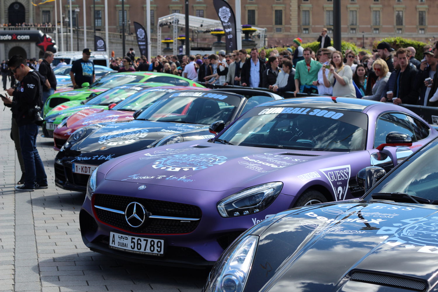 It would be rude not to love this matte purple AMG GT