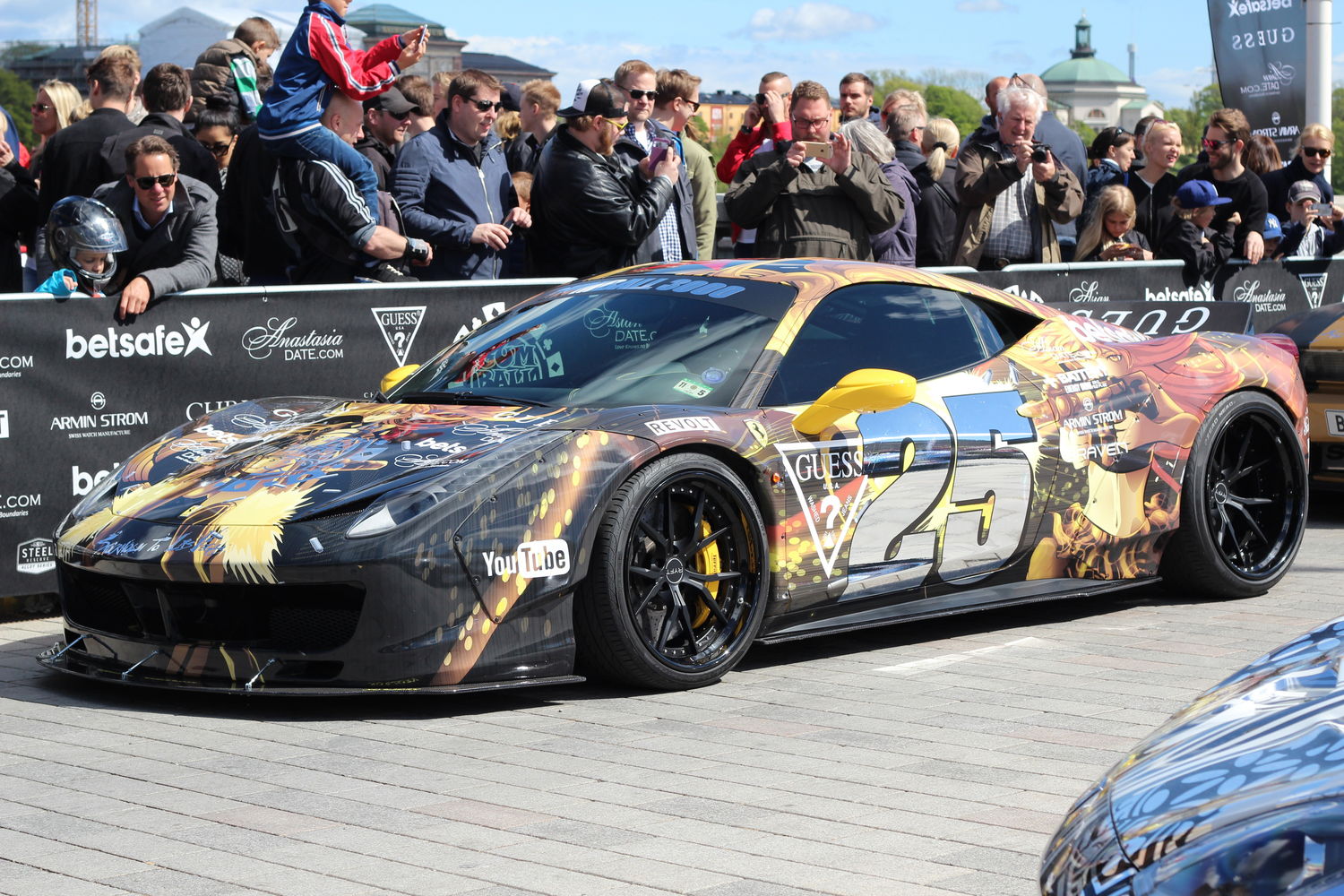 And another shot of the Liberty Walk 458 from the front