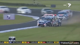 12 Gifs Of V8 Supercar Drivers Doing Serious Slides And Drifts