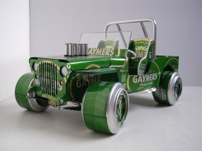 These Astonishing Beer Can Model Cars Will Render You Speechless 