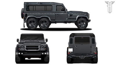 If You Can't Afford A Merc G63 6x6, Try On The Defender-Based Kahn Flying Huntsman For Size