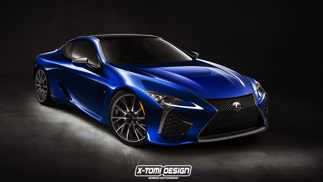 Here's How Hot A Lexus LC F Could Look