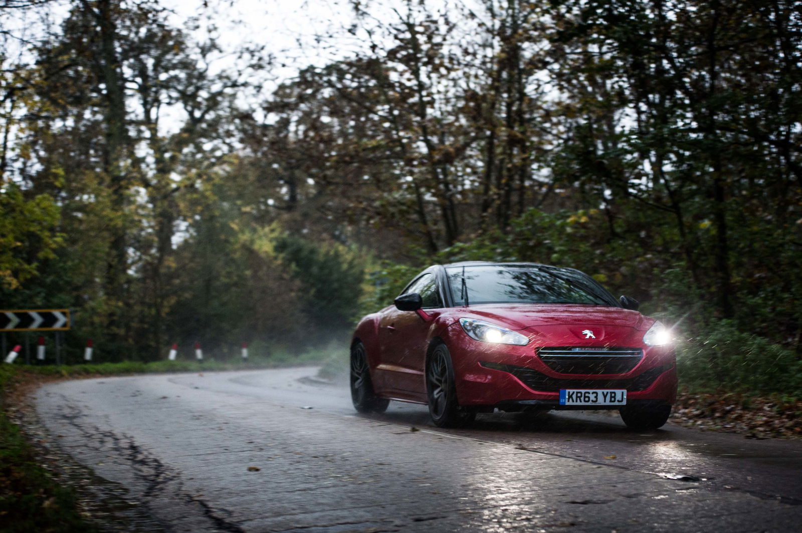 The cosseting seats make attacking roads like this all the more pleasurable