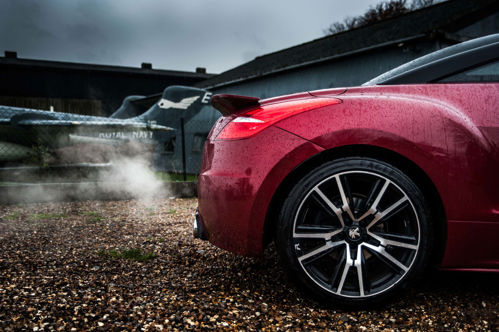RCZ's odd proportions make it look like the engine should sit back here, instead there's a huge boot