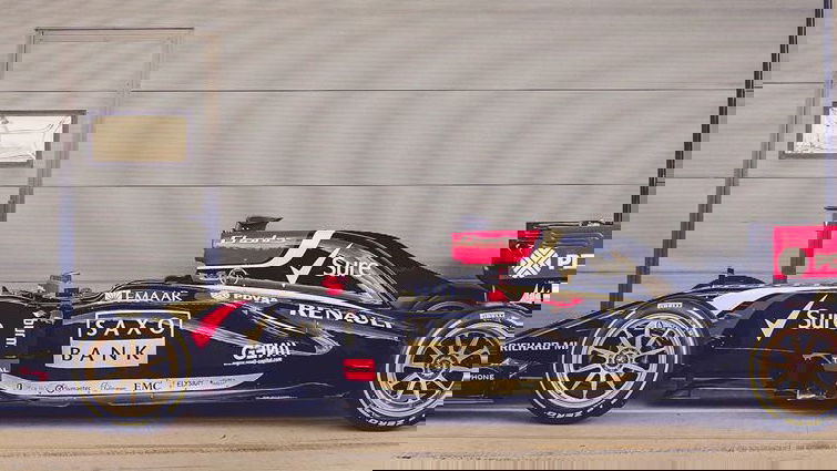 An F1 Car With Big Wheels And Low Profile Tyres Looks Odd, But We Like It