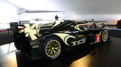 The Lotus LMP P1/01 Race Car Is A Black And Gold Beauty 