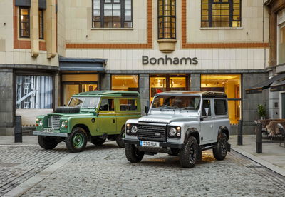 Defender number 2,000,000 was auctioned last year for £400,000