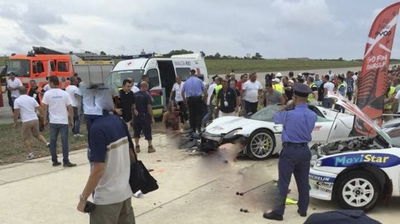 Watch The Moment This Formula 4 Car Got Split In Half