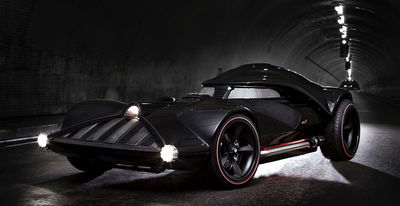 Hot Wheels Has Turned Darth Vader's Head Into An Awesome Life-Sized V8 Hot Rod