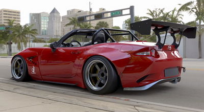 This TRA Kyoto Widebody Kit Gives The ND Mazda MX-5 A Welcome Dose Of Aggression