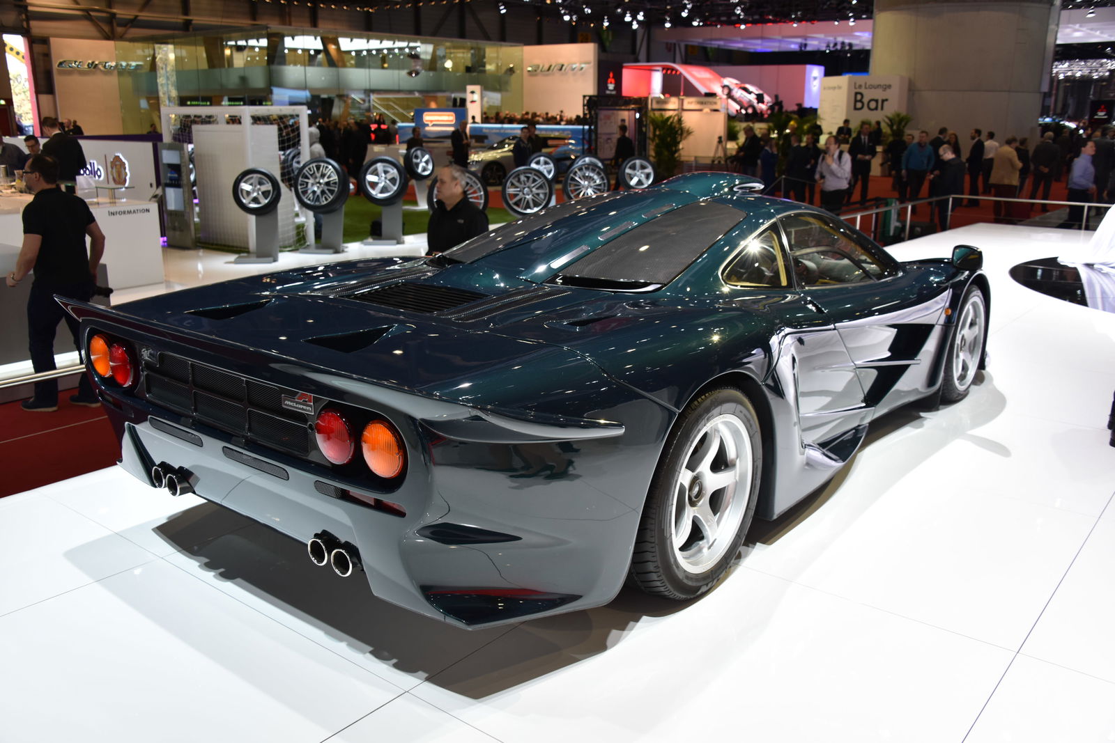 Its 6.1-litre V12 churns out 618bhp