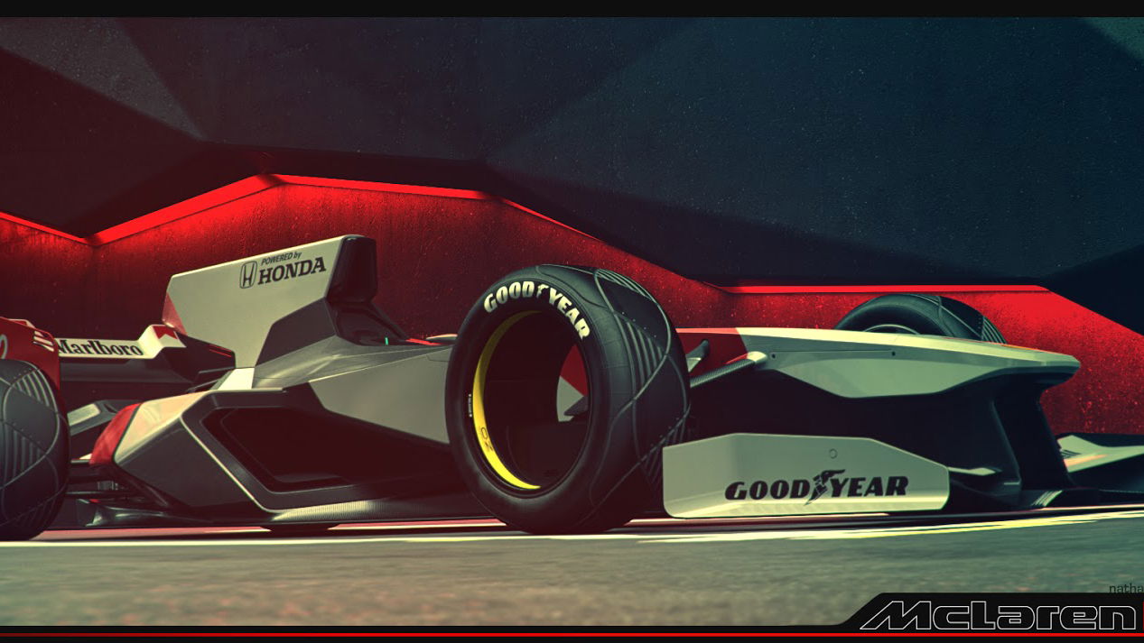 We Wish All F1 Cars Looked Like This Futuristic McLaren Concept