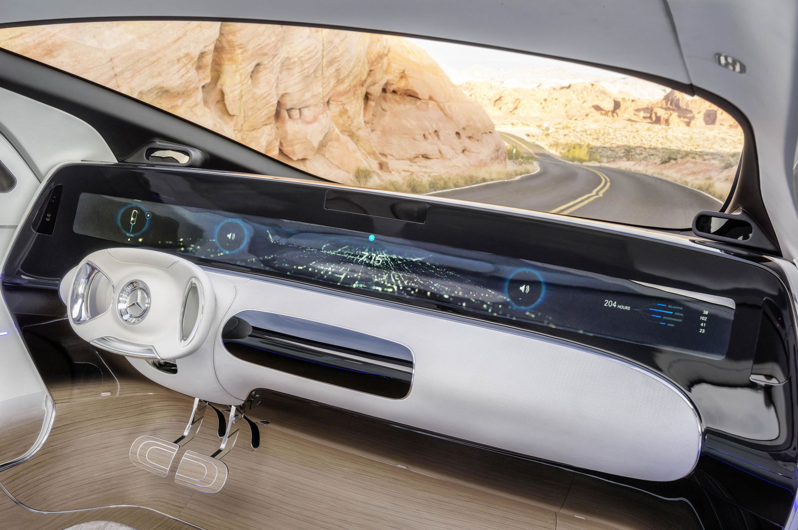 Mercedes' Autonomous Car Of The Future Is A Luxurious Living Room On Wheels 