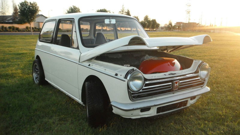 This Rear-Wheel Drive Honda N600 With A Crotch-Rocket Swap Is Insanely Cool