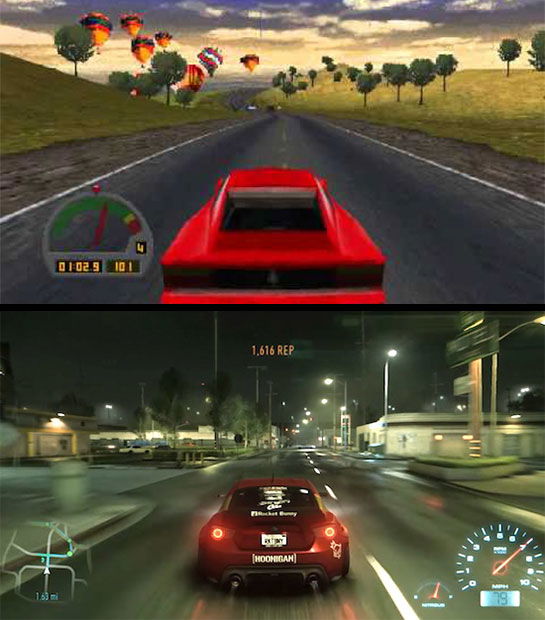 9 Of Your Favourite Racing Games Compared To Their Retro Counterparts