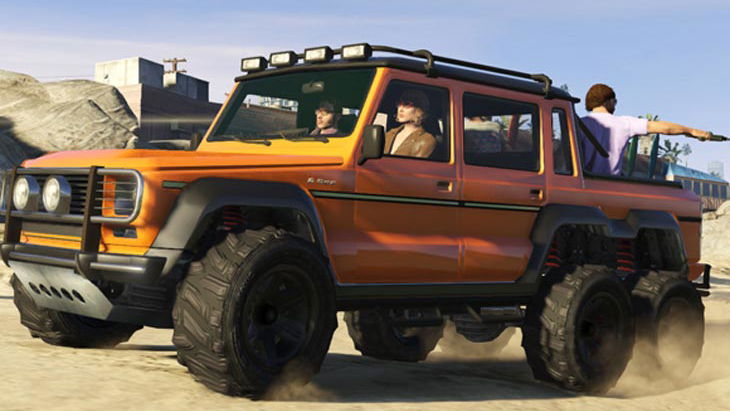 GTA V's New G63 6x6 'Dubsta' Is The Perfect Ride For Go-Anywhere Drive-Bys