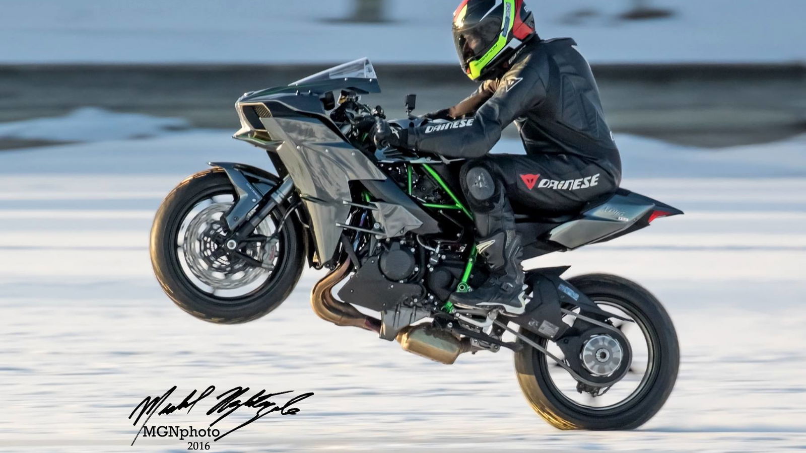 This Madman Will Try And Break The Bonkers On-Ice Wheelie Record 