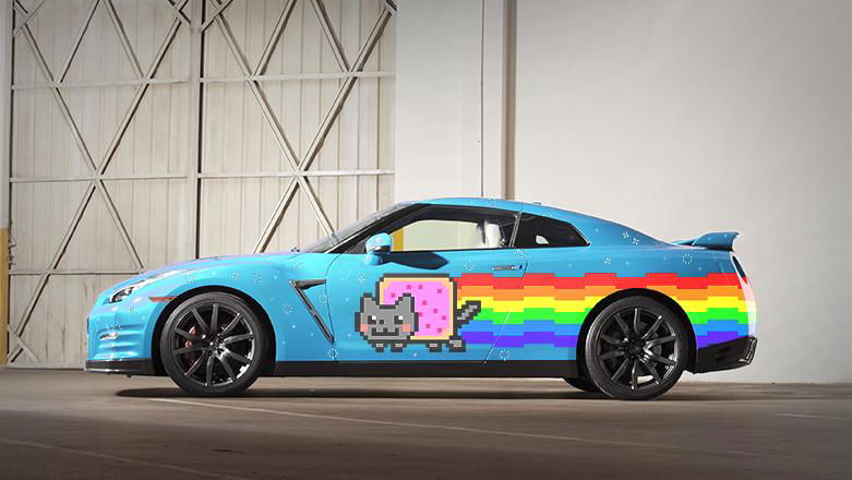 Will Deadmau5 Replace His Purrari With This Nissan Nyan Cat GT-R?