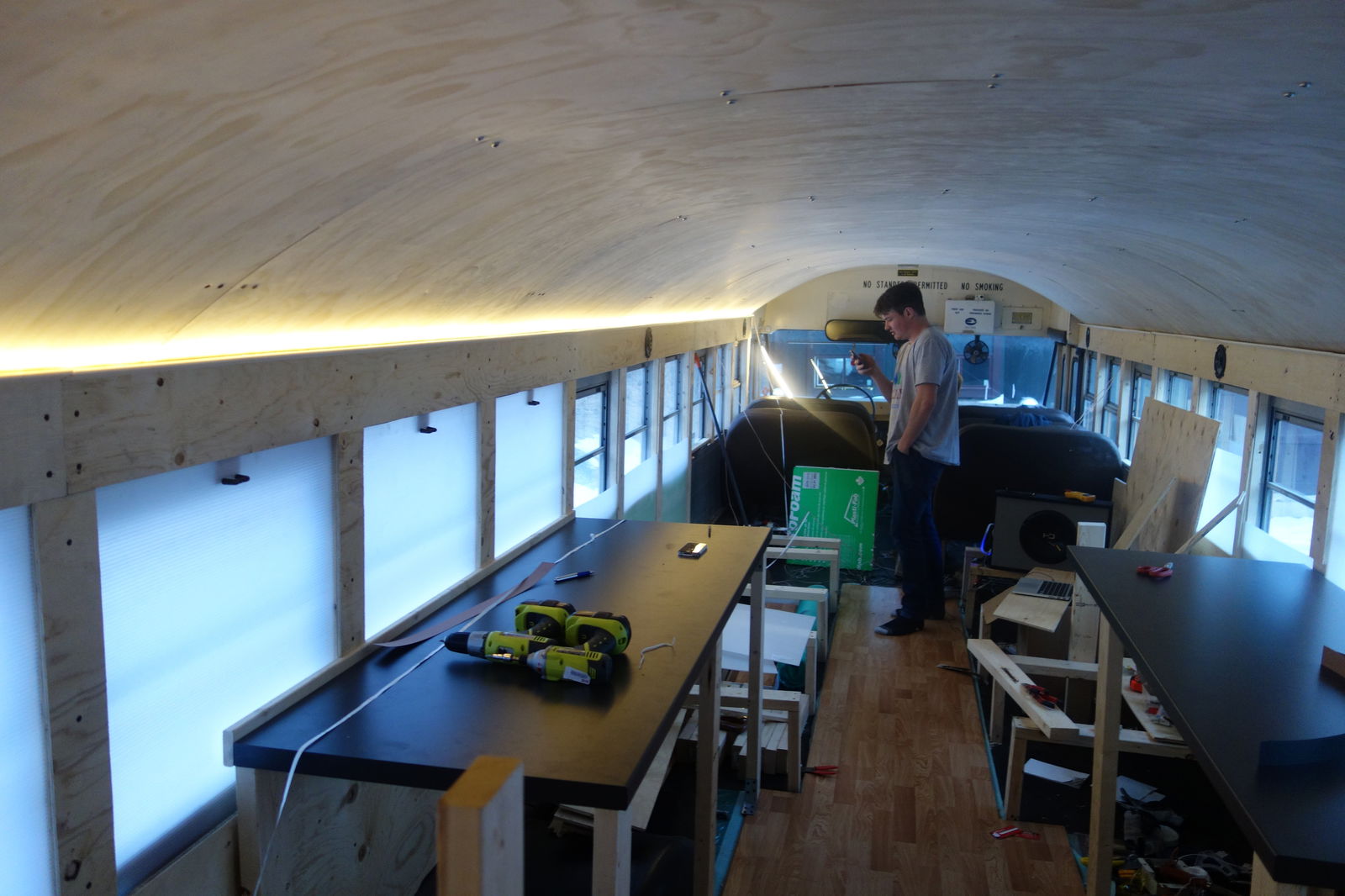 The home starts to take shape.