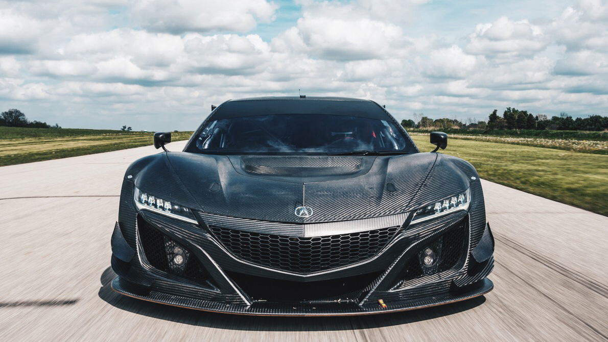 Get A Load Of This Naked Carbonfibre 2017 Acura NSX GT3 Race Car 