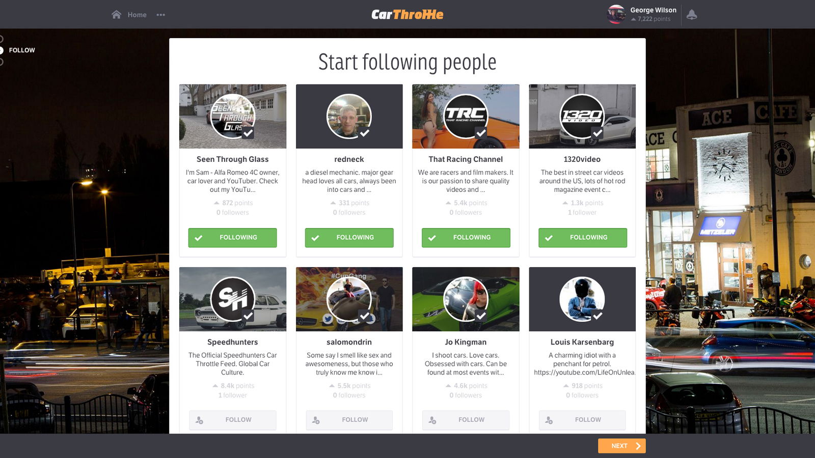 Introducing Followers: Your Favourite Car Personalities, YouTubers And Friends On Car Throttle