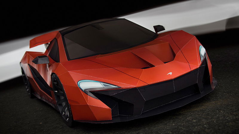 This Guy's Paper Model McLaren P1 Is A Master Class In DIY Greatness 