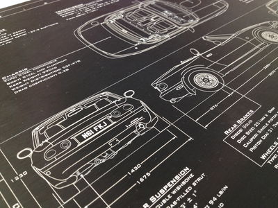 A Laser-Etched Plaque Of Your Car Is The Best Present Any Petrolhead Could Receive 