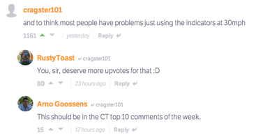 The 10 Best Comments On CT Last Week 