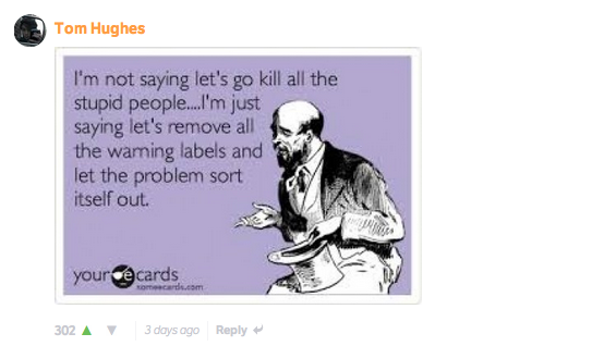 The 10 Best Comments On CT This Week