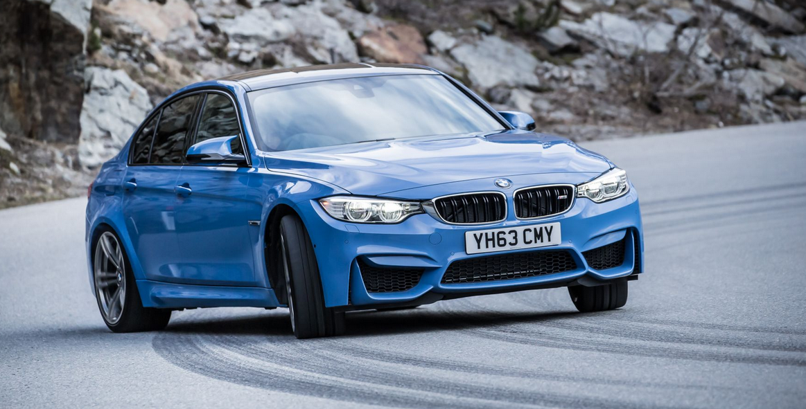 The BMW M3 will drift all day long thanks to rear-wheel drive and massive power