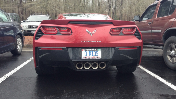 As Far As Numberplates Go, This Stingray Has It Nailed