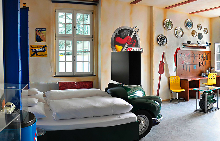 The V8 Hotel Is The Coolest Place To Park Your Body For A Night
