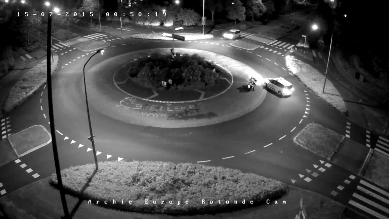 Apparently, the police station is 200 metres away from this roundabout