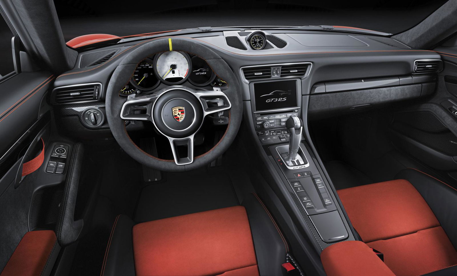 Inside there's lots of Alcantara, and sports seats derived from the 918 Spyder.