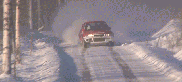 10 Epic Gifs Of Rally Drifts And Jumps In The Snow