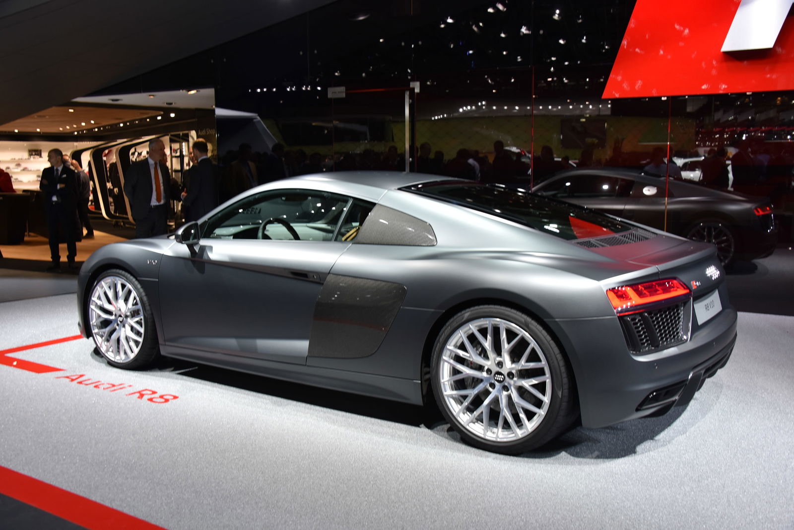 The chassis is 40 per cent stiffer than the outgoing R8