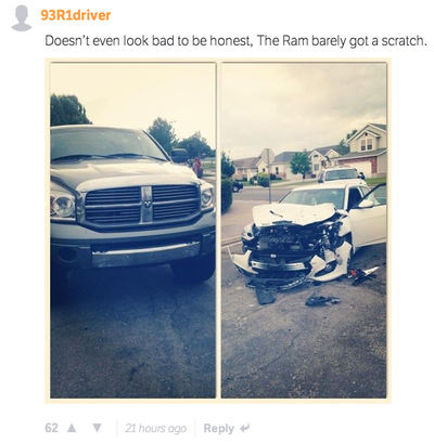 Dodge Ram Driver Stops Fleeing Veloster: What You Had To Say In The Comments