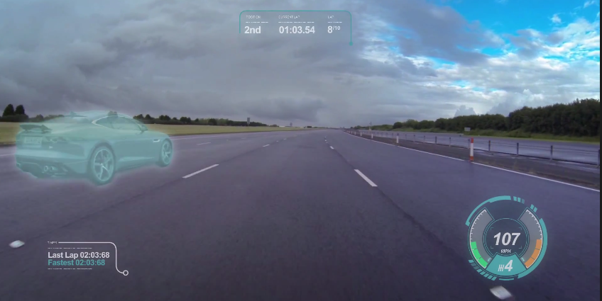 Jaguar's Incredible 'Virtual Windscreen' Transforms Your Track Day Into A Real-Life Video Game 