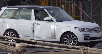 Watch The Damaged Cars Of The Stricken Container Ship Hoegh Osaka Drive Their Way To Safety 