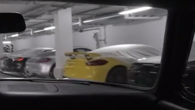 The New Cayman GT4 Has Been Spotted Lurking In The Background Of A Porsche Museum Video