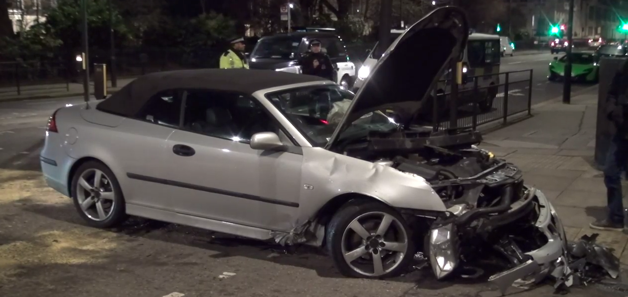 This McLaren 650S Crashed Into A Saab On The Weekend And Lost 